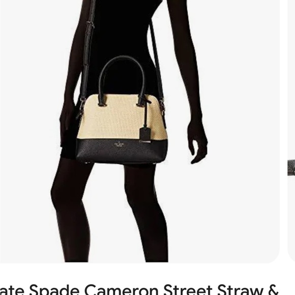 Kate Spade New York Cameron Street Straw Maise Small Satchel - Picture 5 of 6